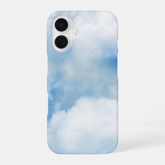 Fluffy Clouds iPhone 16ケース (裏面)