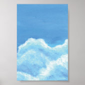 Fluffy Clouds Print, Value Poster Paper (Matte) ポスター (正面)
