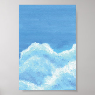 Fluffy Clouds Print, Value Poster Paper (Matte) ポスター