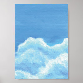 Fluffy Clouds Print, Value Poster Paper (Matte) ポスター