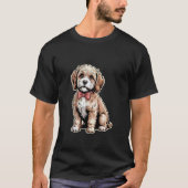 Fluffy Cockapoo Graphic Cockapoo Lovers I Love Coc Tシャツ (正面)