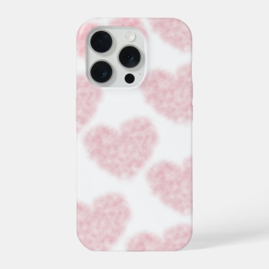 Fluffy Cotton Heart iPhoneケース (裏面)
