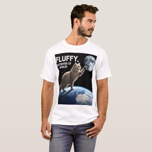 Fluffy, Destroyer of Worlds Tシャツ (正面フル)
