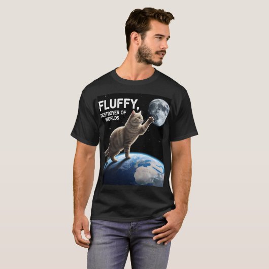 Fluffy, Destroyer of Worlds Tシャツ (正面フル)