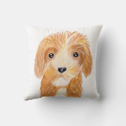 fluffy Dog クッション (裏面)