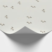 Fluffy farm - mini lamb sheep  ラッピングペーパー (角)