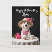 Fluffy Friend Mothers Day Card カード (黄色い花)
