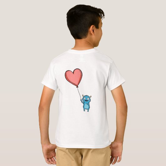 Fluffy Friend's Flight Tシャツ (裏面フル)