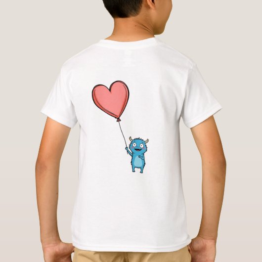 Fluffy Friend's Flight Tシャツ (裏面)