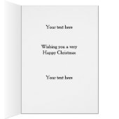 Fluffy Jack Russell 'Cheese Tax' Christmas card (内側 (右))