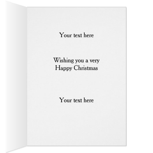 Fluffy Jack Russell  'Cheese Tax' Christmas card (内側 (右))