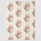 Fluffy Little Chick | Cute Spring & Easter Animal  薄葉紙 (正面)