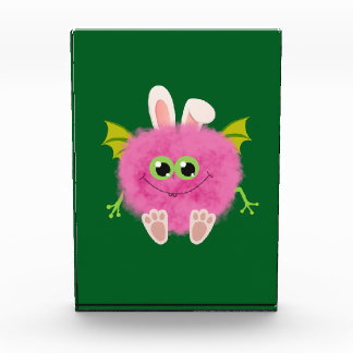 Fluffy little pink rabbit monster フォトブロック