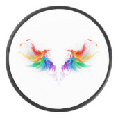 Fluffy Rainbow Wings アイスホッケーパック (正面)
