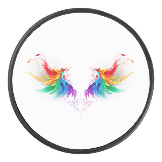 Fluffy Rainbow Wings アイスホッケーパック (正面)