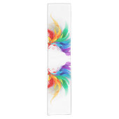 Fluffy Rainbow Wings ショートテーブルランナー (正面)