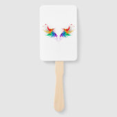 Fluffy Rainbow Wings ハンドファン (正面)