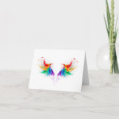 Fluffy Rainbow Wings 案内状 (正面)