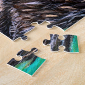 Fluffy Sea Otter Painting ジグソーパズル (側面)