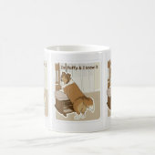 Fluffy sheltie コーヒーマグカップ (中央)