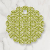 Fluffy Squirrel Gift Winter Baby Shower Gift  フェイバータグ (裏面)