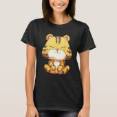 Fluffy Tiger Zen  Pamper Yourself Tシャツ (正面)
