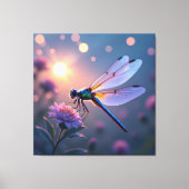 Flügel aus Licht – Die Libelle キャンバスプリント (正面)