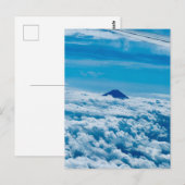 Flugzeug vor Fuji Japan Reise Skyline ポストカード (正面/裏面)