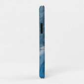 Fluid Artのような青と白の大理石の水 Case-Mate iPhoneケース (裏面/右)