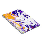 Fluid Artテクスチャ:渦巻絵を描き。 ノートブック (右側)