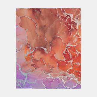 Fluid Art. モダン ?bstractカラフル背景、wa フリースブランケット