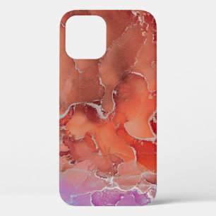 Fluid Art. モダン ?bstractカラフル背景、wa iPhone 12ケース