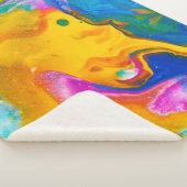 Fluid Art.抽象芸術カラフル背景、壁紙 シェルパブランケット (3/4)