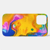 Fluid Art.抽象芸術カラフル背景、壁紙 Case-Mate iPhoneケース (裏面 (横))
