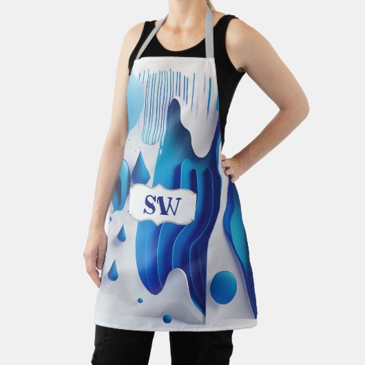 Fluid Artist All-Over Print Chef’s Apron エプロン (インサイチュ)