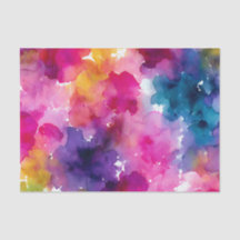 Fluid Color Transition: Chromatic Spill Ink Blot