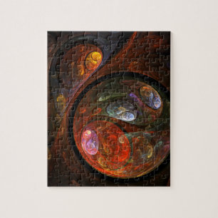 Fluid Connection Abstract Art ジグソーパズル