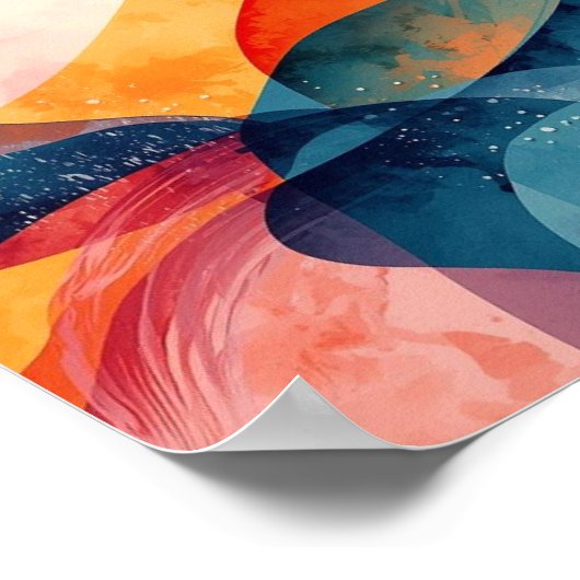 "Fluid Dynamics" ポスター (角)