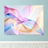 Fluid Harmony in Motion キャンバスプリント (インサイチュ (ウッドフロア))