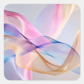 Fluid Harmony in Motion スクエアシール (正面)