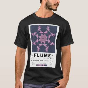 Flume Self Titled Album – トラックリストプルオーバーフード付きスウェットシ Tシャツ