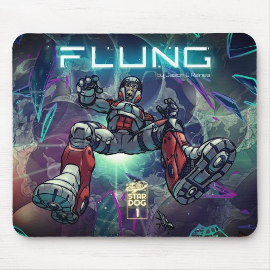 FLUNG - 時空を超えて転がるマウスパッド マウスパッド (正面)