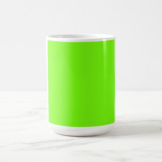 Fluorescent Green コーヒーマグカップ (中央)