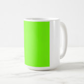 Fluorescent Green コーヒーマグカップ (正面右)