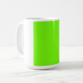 Fluorescent Green コーヒーマグカップ (正面左)