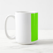 Fluorescent Green コーヒーマグカップ (左)