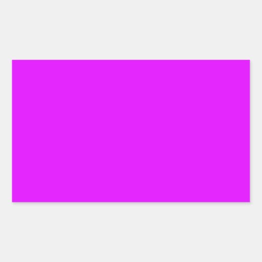 Fluorescent Purple 長方形シール (正面)