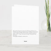 Fluorescent Rock under UV Light Greeting Card シーズンカード (裏面)