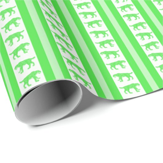 Fluorescent Saber-toothed Tiger Stripe ラッピングペーパー (ロールコーナー)