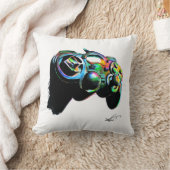 Fluorescente mando de playstation クッション (ブランケット)